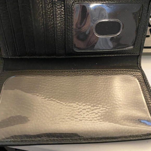 Fossil leather cheque wallet - Picture 5 of 6